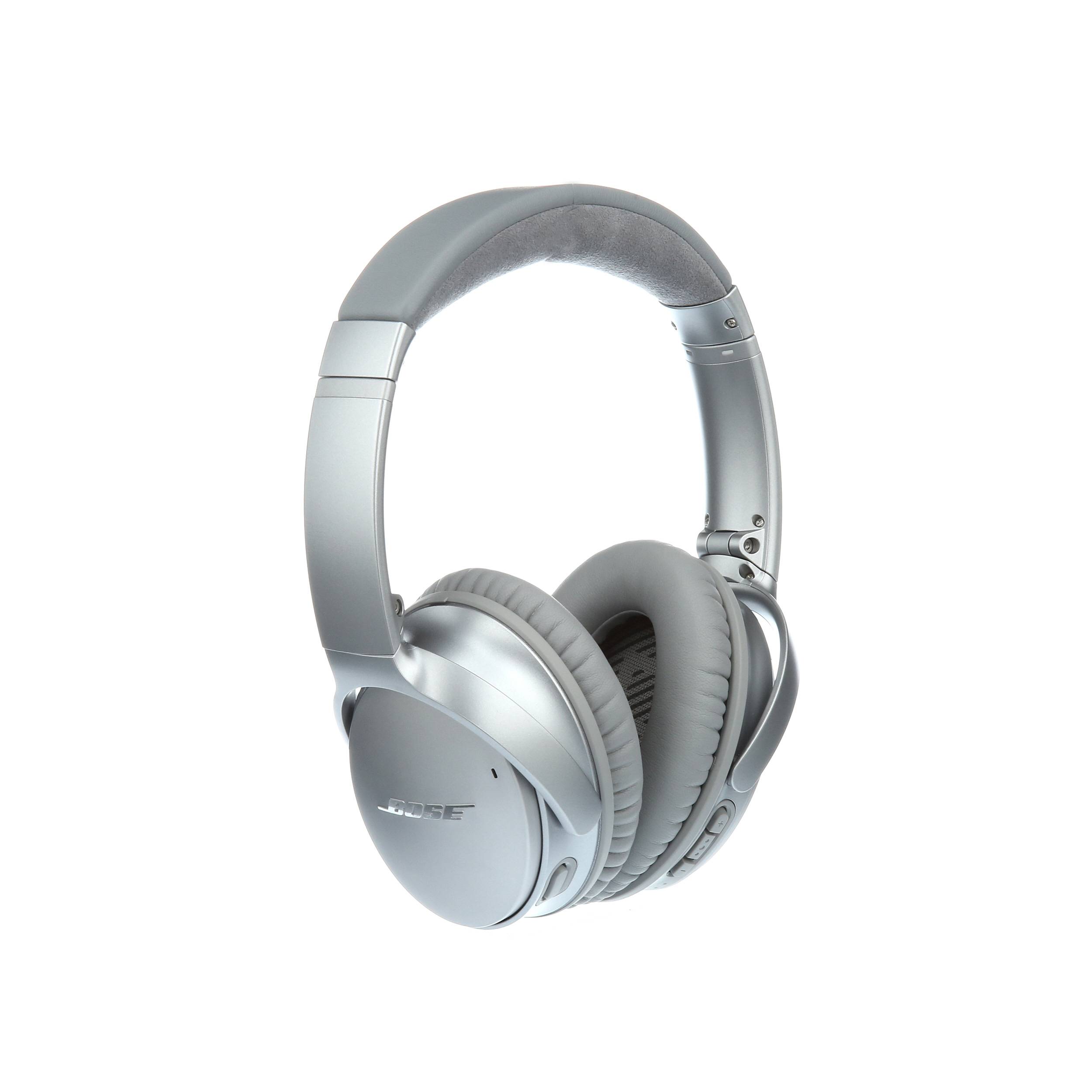 Bose QuietComfort 35 Noise Cancelling Bluetooth Over-Ear Headphones, Silver  